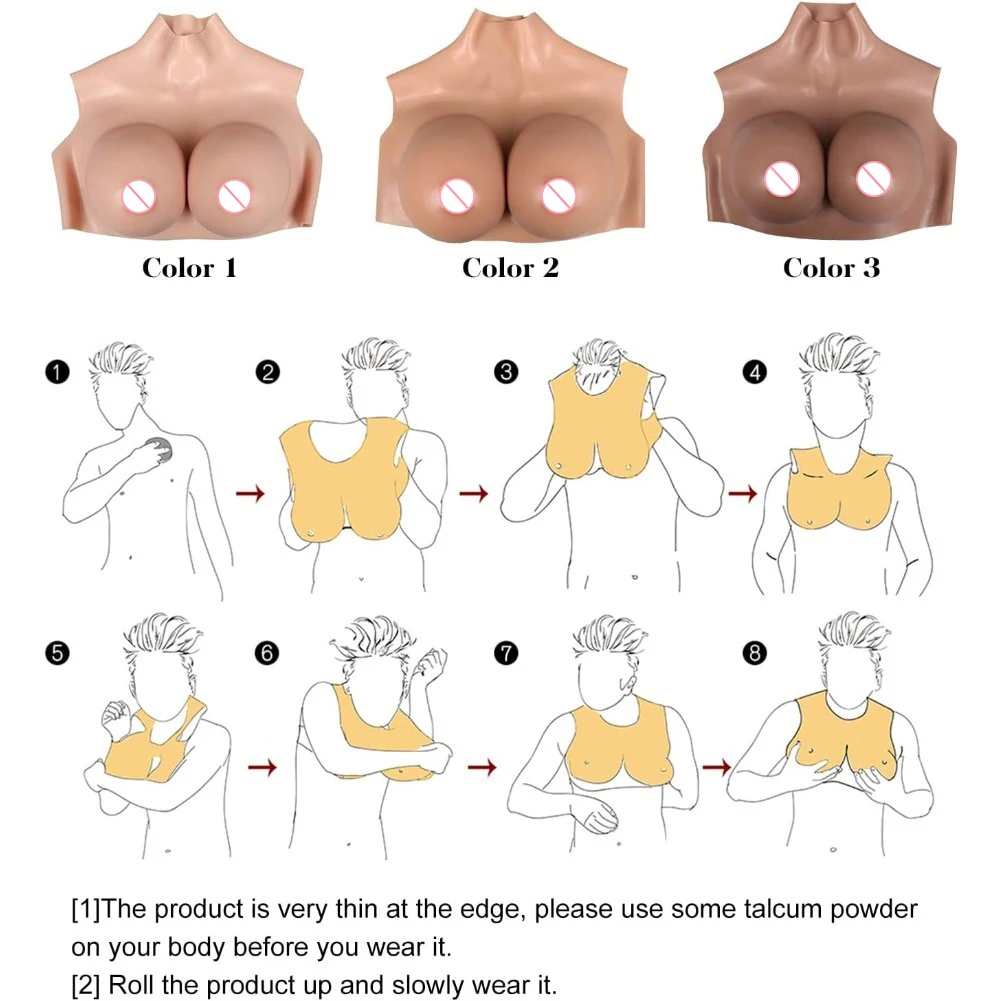 B C D F G Cup Silicone  Boobs Fake Silicone Breast Forms Huge Boob Crossdressing Transgender Drag Queen Shemale Cosplay - view 4