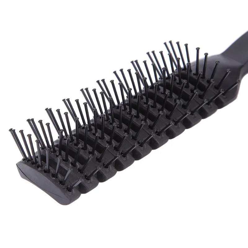 Professioneller Kamm für Herrenhaar-Styling-Massage, Locken-Haarbürste, Anti-Tangle, antistatische Kämme, speziell für Echthaar-Perücken – Detail 2