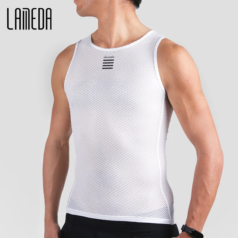 AliExpress Lameda LAMEDA Men Cycling Base Layer Vest Bike Sleeveless Top Tank Bicycle Sweatshirts Road Bike MTB Undershirt Mesh Underwear Clothes