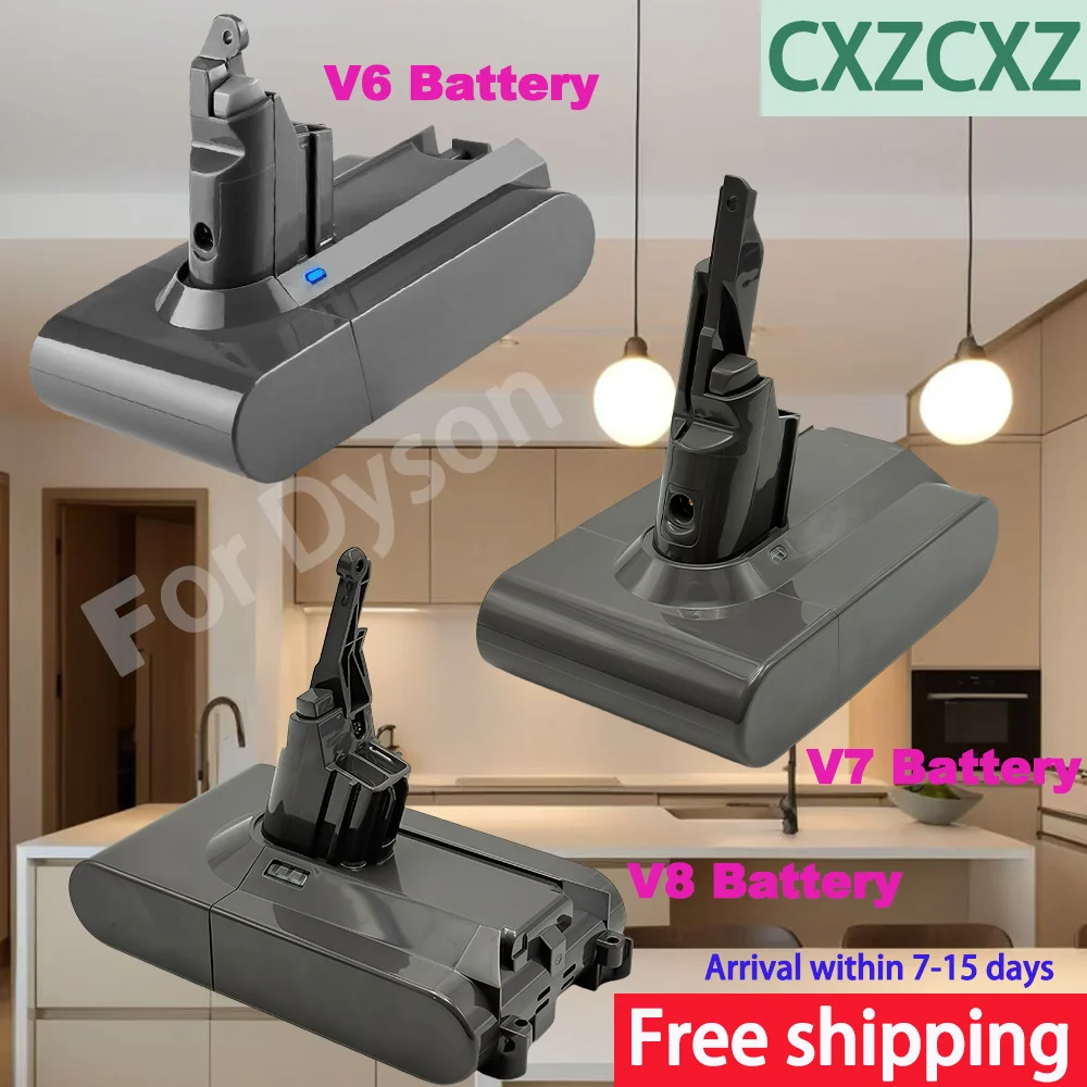 

CXZCXZ 2025 new 21.6V 38000mAh vacuum cleaner lithium battery, suitable for V6V7V8 series vacuum cleaners -Daiseng