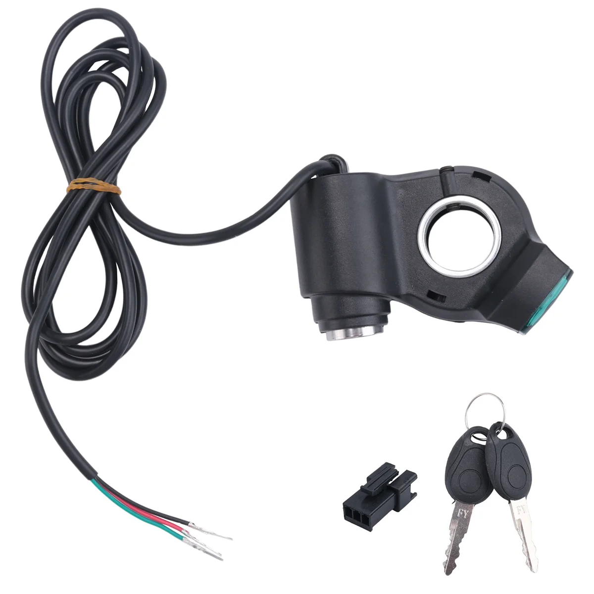 Electric Scooter Ignition Lock Key Cylinder Starter Switch Lock Electric Scooter Replacement Accessories for KUGOO M4