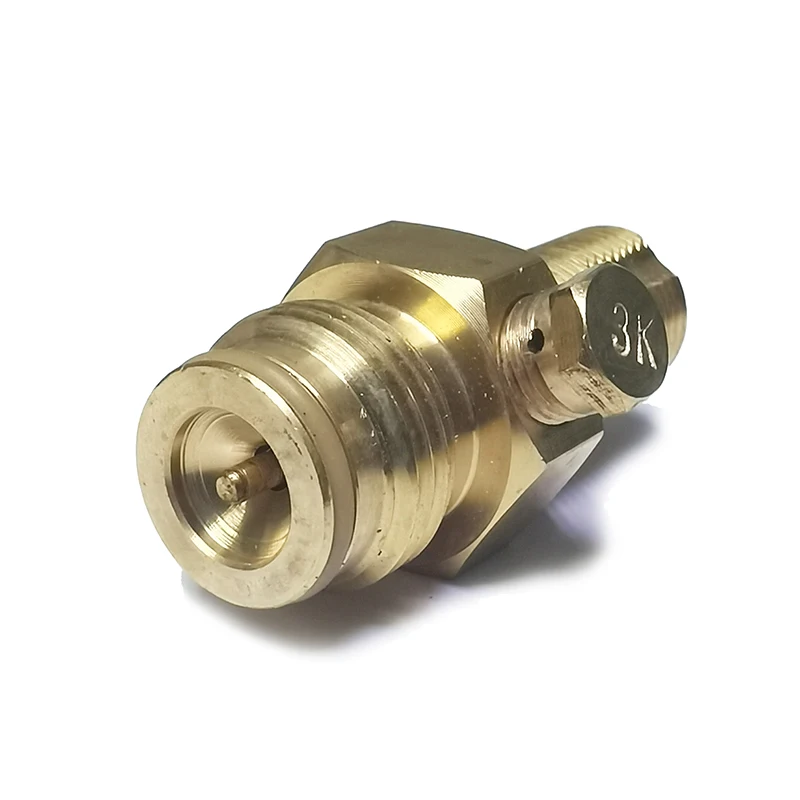 Valve à broche de réservoir de cylindre d'air comprimé Co2, en cuivre 5/8 "-18UNF, accessoires de plongée et d'escalade