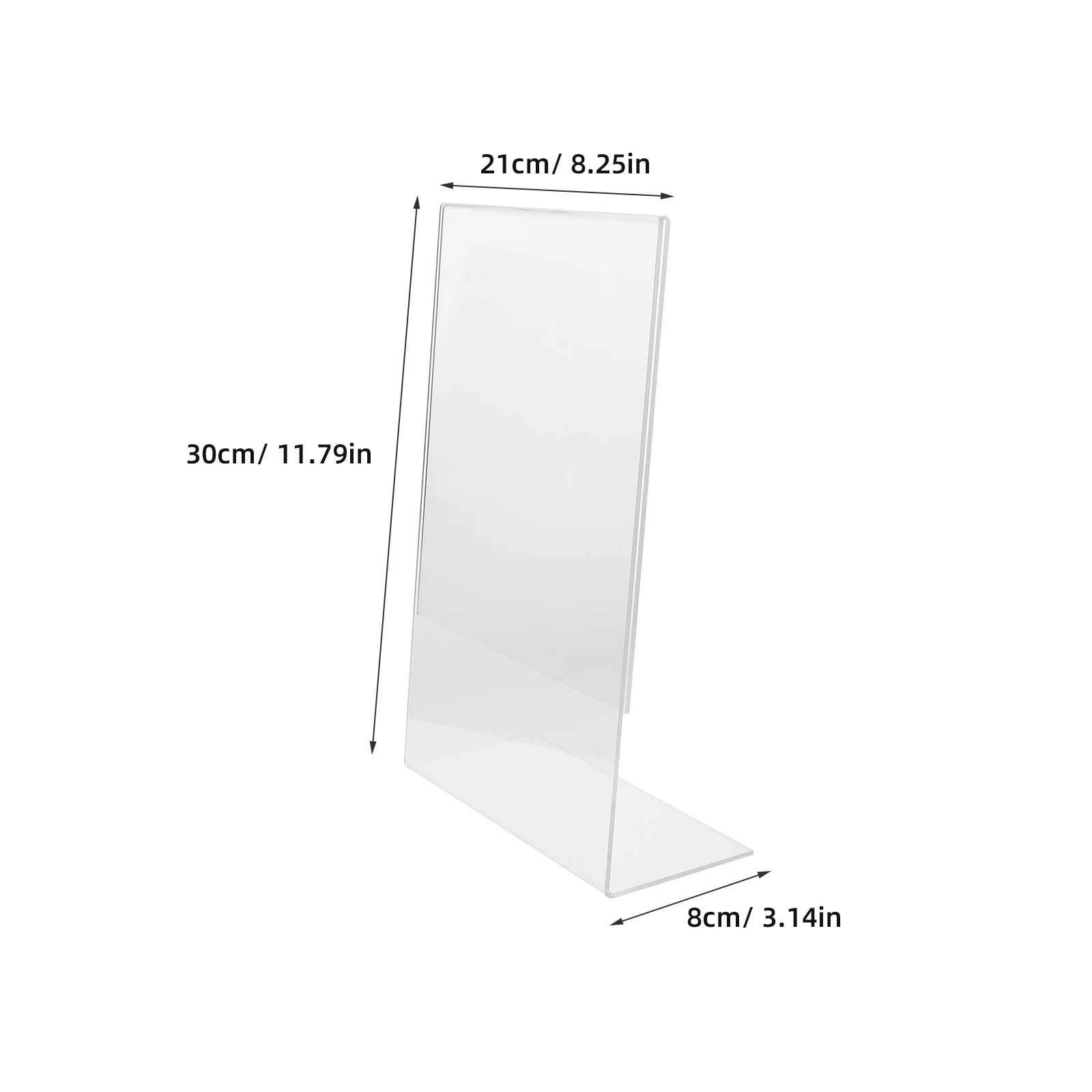 Tablero de dibujo transparente acrílico, estante de soporte de escritura portátil ligero para escritorio de oficina, encimera de biblioteca