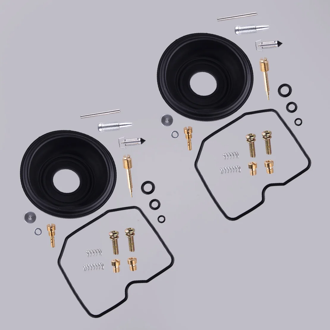 2 Sets Motorcycle Carburetor Repair Kit Diaphragm Fit for Kawasaki GPZ900R Ninja ZX900A 1984 1985 1986 1987 1988 1989 1990-1996