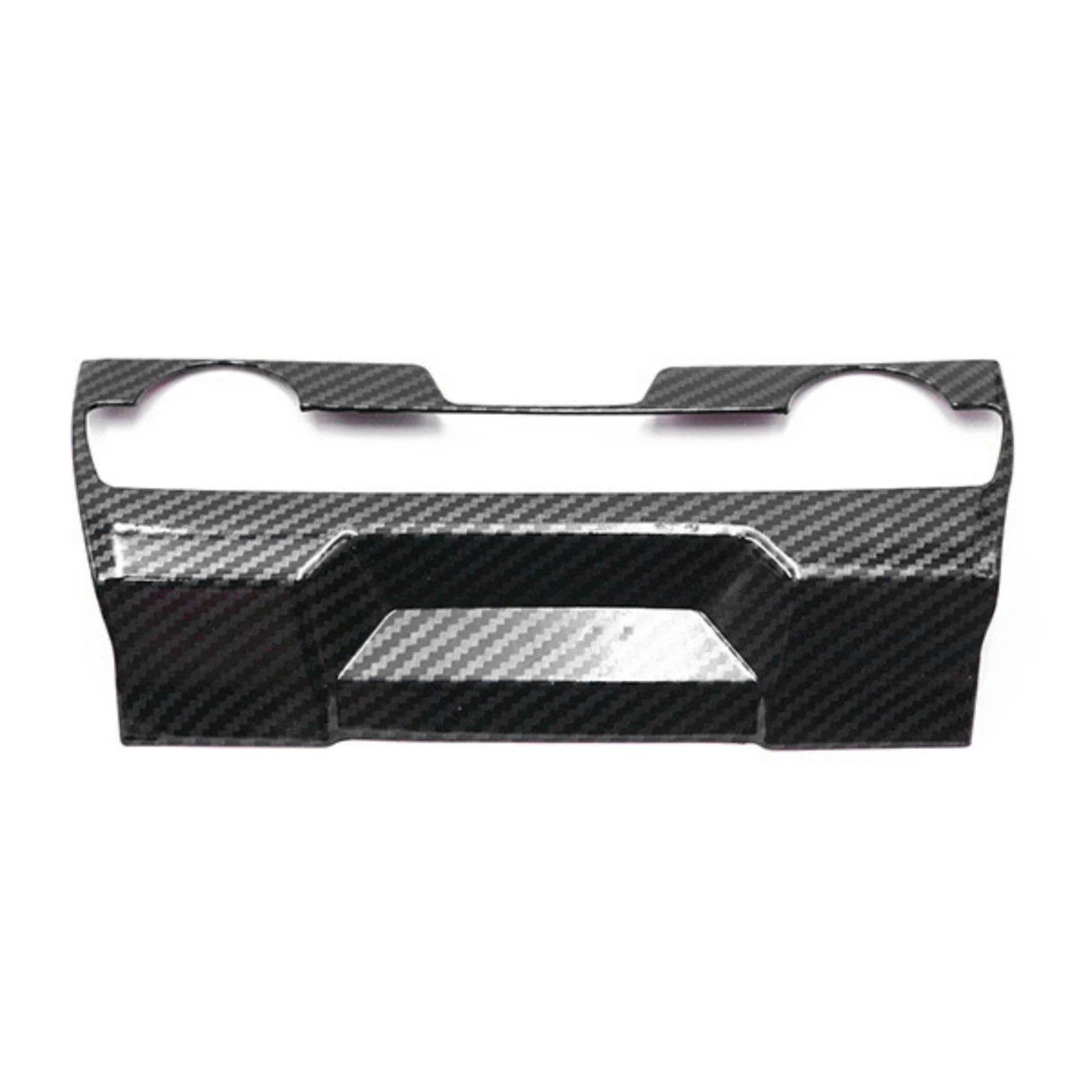 1Pc Vehicle Carbon Fiber Inner Central Console AC Switch Panel Cover Trims Replacement For Honda Civic 2016-2021 Car Accessories