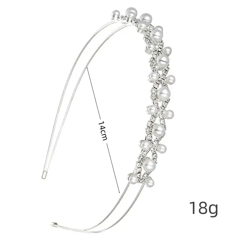 Multi-layer Pearl Rhinestones Pearl Headband Hair Accessories Bridal Hair Accessories