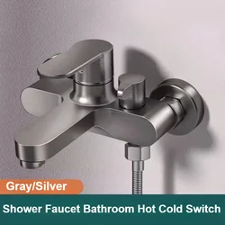 Bathroom Shower Faucet Mixing Valve Shower Shower Set Bathtub Mixing Switch Triple Hot and Cold Faucet Shower Faucet