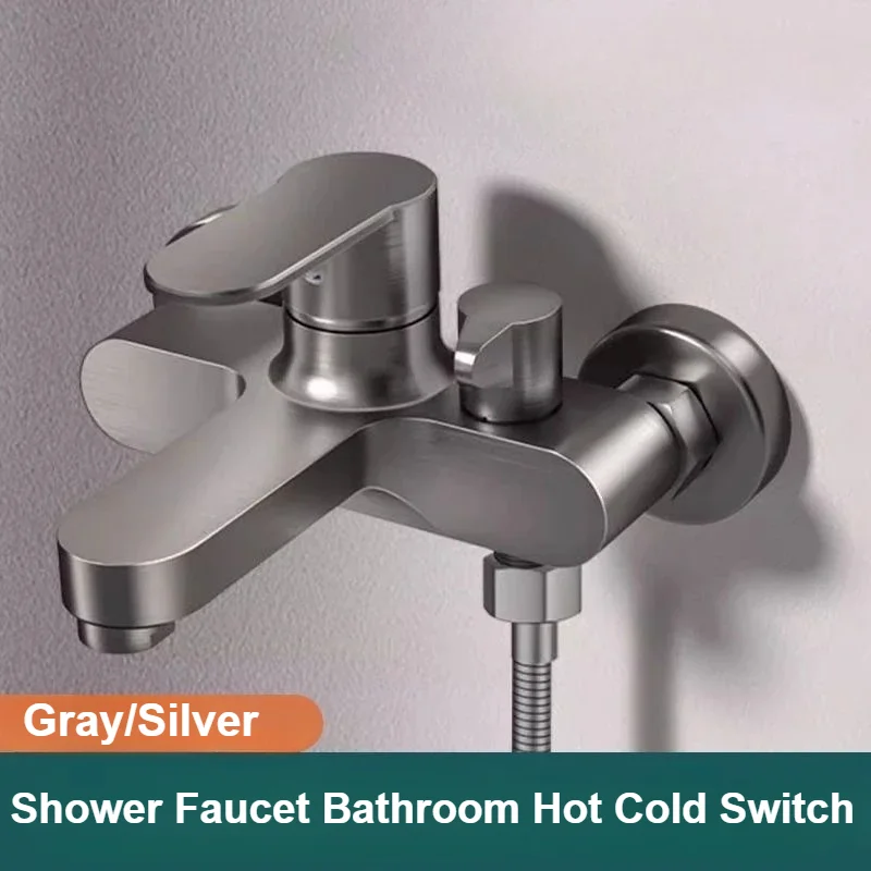 Bathroom Shower Faucet Mixing Valve Shower Shower Set Bathtub Mixing Switch Triple Hot and Cold Faucet Shower Faucet