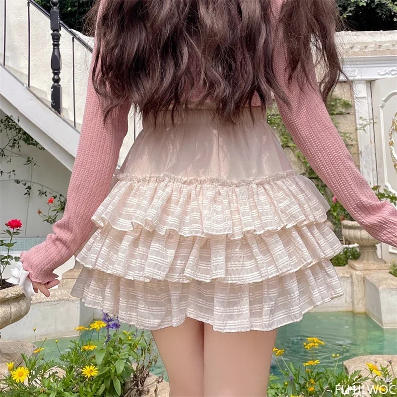 Calças pequenas bloomers estilo lolita meninas aniversários bonito doce japão sexy camada babados data princesa abóbora lanterna puff shorts