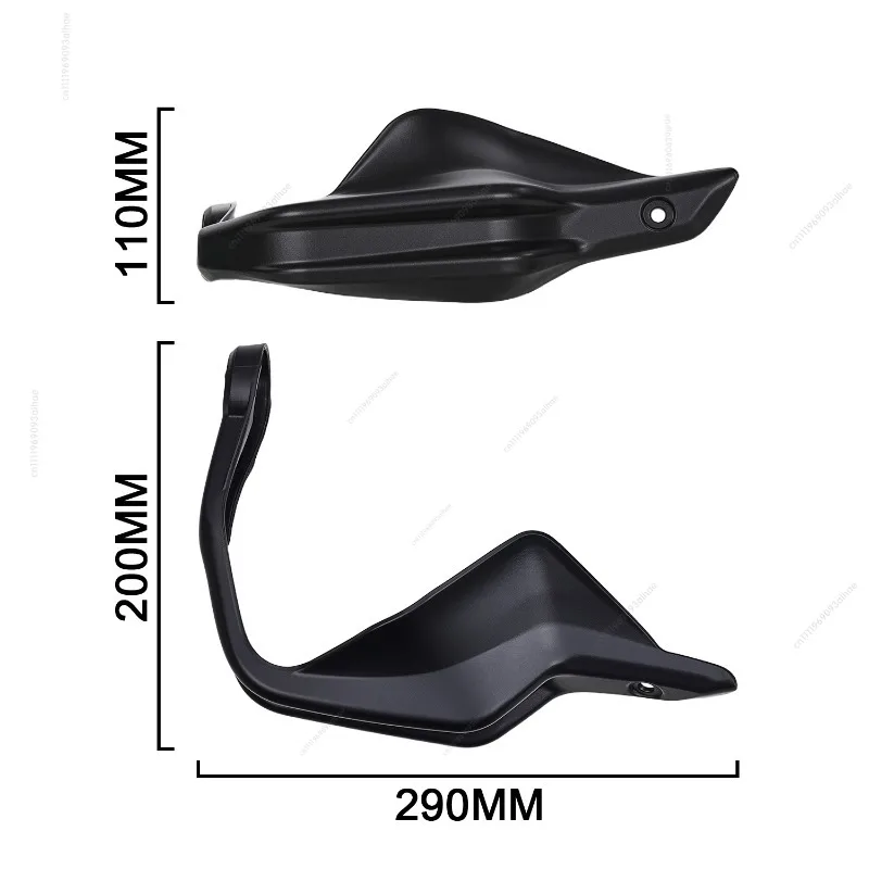 Black Heavy Duty Scratch Resistant Handguard, Aftermarket Protective Mod Part for HONDA XL750 Motorcycle
