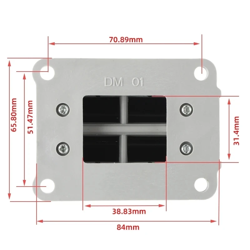 Carbon Fiber Reed Valve Kit Motorcycle DM01 V Force3 For HONDA For V-Force CR125 NSR 1987-2000 2002 Delta 2 Reed Valve Cage