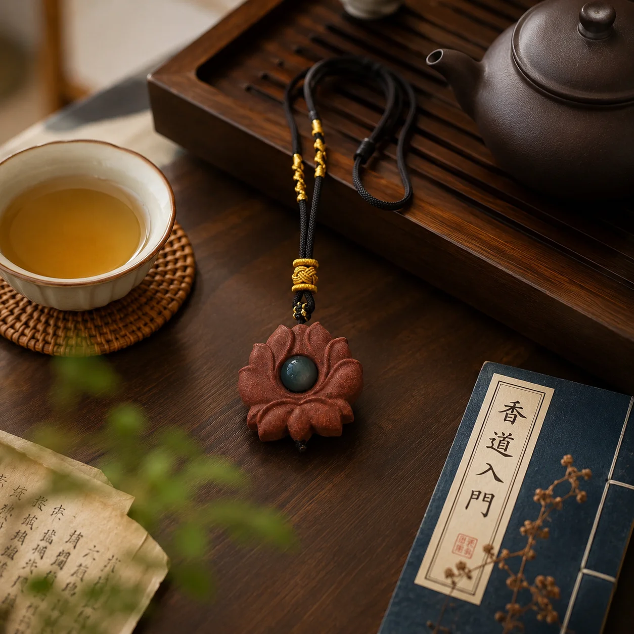 Colar com pingente de incenso - Zen Herbal Wellness avaliação e preço