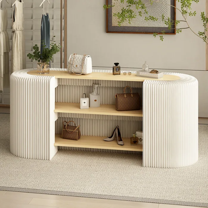 HYS Booth Display Stand Multifunctional Movable Display Stand Shopping Mall Commercial Foldable Window Multi-layer Floor Shelf