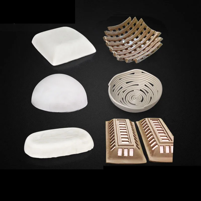 

Triangle Plaster Clay Mold Can Be Reused Pottery Supplies DIY Ceramics Model Mould Round Bowl Creative Modeling Making Tools