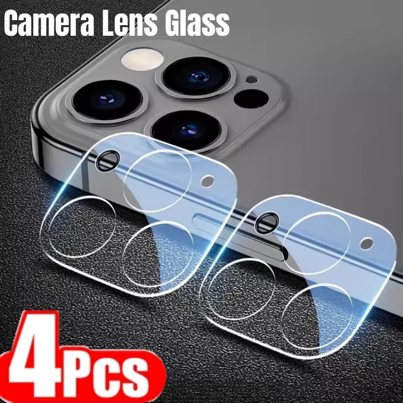 4PCS Protector Camera For iPhone 16 15 Pro Max Camera Lens Film For APPle iPhone 15 IP 14 13 Mini 12 11 Pro Accessorios IPhone15