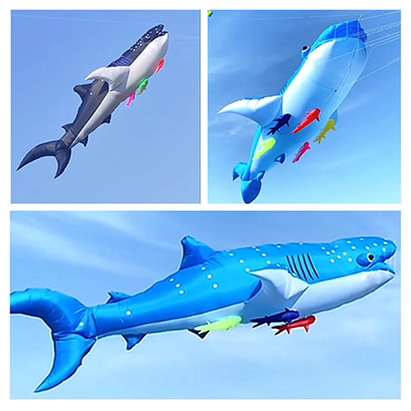 Free shipping whale kite four cubs kite cerf volant professionnel drachen steigen kite adults volantines o cometas giant kite