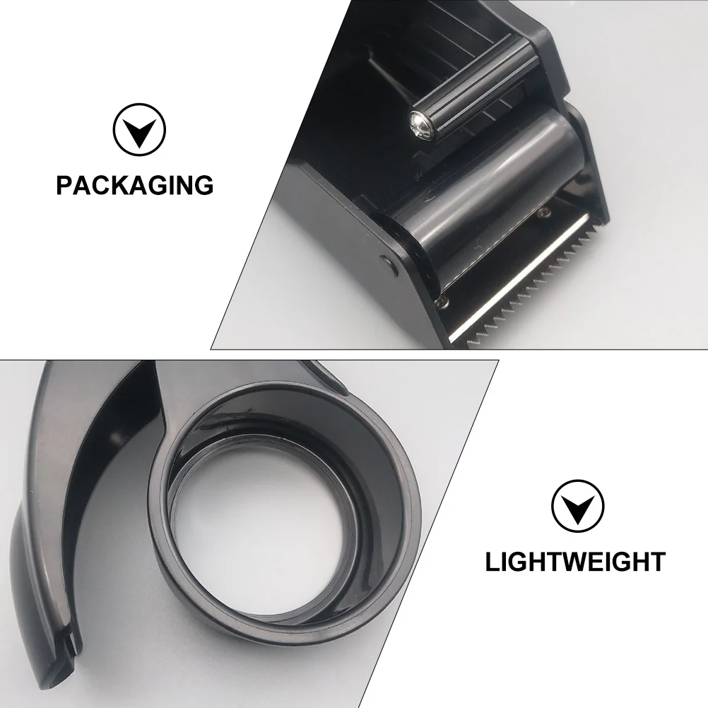 2Pcs Lightweight Plastic Tape Dispenser Handheld Packaging Cutter Ergonomic Seal Tape Cutter Warehouse Tool
