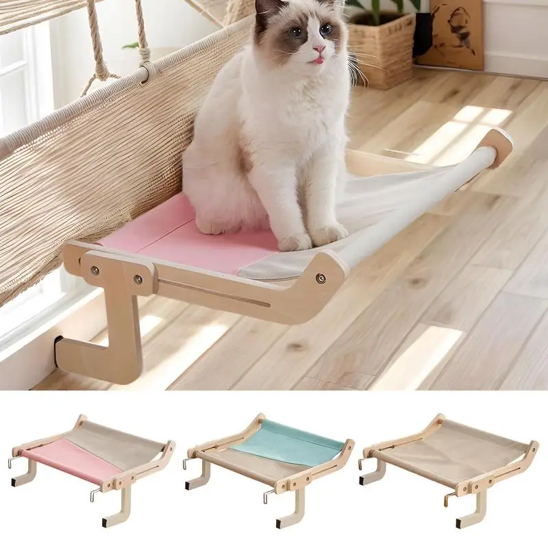 Cat Window Seat Space Saving Cat Perch For Window Sill Cat Window Perch Hammock For Cats For Windowsill Bedside Drawer And