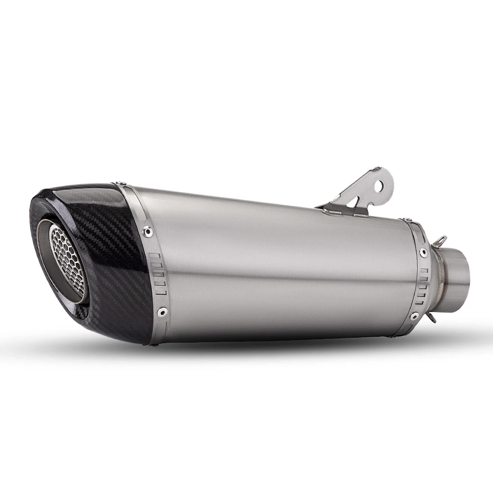 

60mm Universal Motorcycle Titanium Alloy SN05 Exhaust Muffler Scooter Exhaust Muffler Pipe For Pcx Nmax Aerox Z400 Z250 Cbr250rr