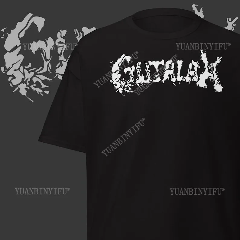 

Футболка Gutalax Band Goregrind, экстремальная металлическая одежда Brutal Metal Merch, винтажные уличные футболки с круглым вырезом и коротким рукавом