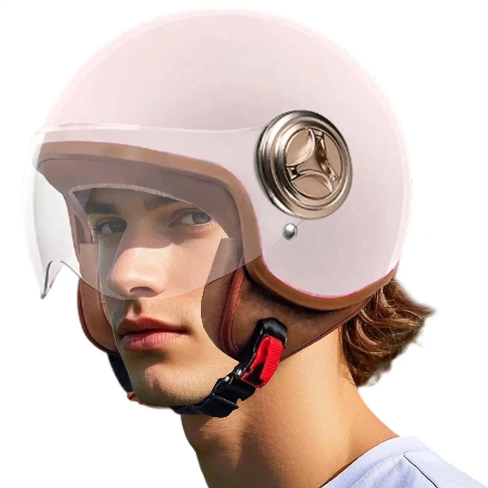 

Motorcycle Helmets Open Face Half Biker Helmet Skate Skateboarding Protective Gear For Commuting Road Cycling Mountain Racing