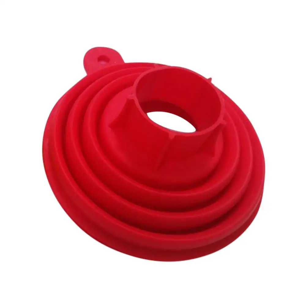 Mini Foldable Silicone Funnel Hoppers Liquid Dispenser Household Kitchen Tool
