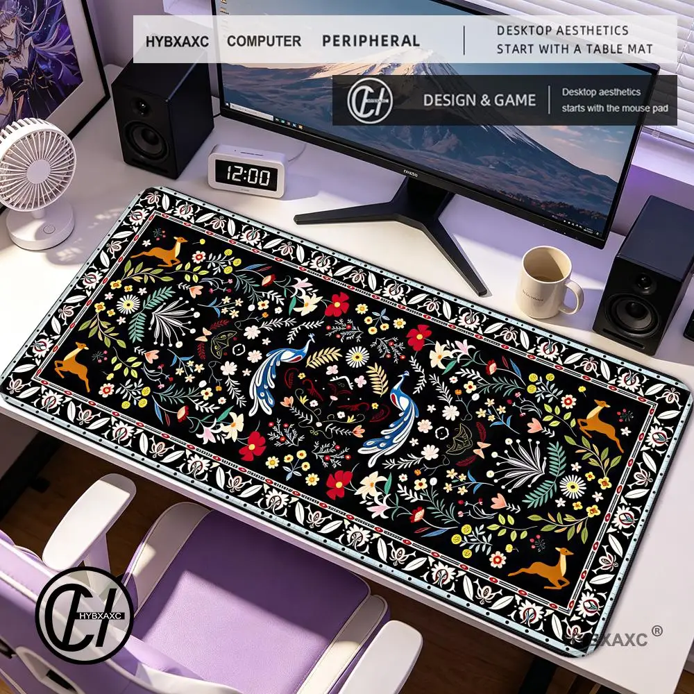 

HYBXAXC New hot Persia Mouse Pad Large Computer Game Table Mats Rubber Anti-slip Gaming Keyboard Mousepads