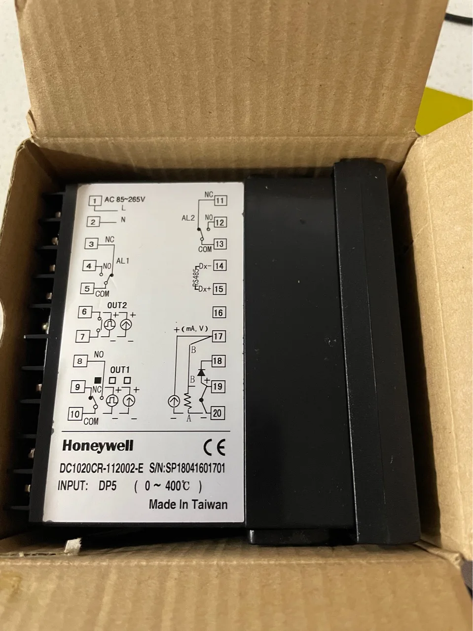 2025 Spot Honeywell Program Controller DC1020CR-112002-E