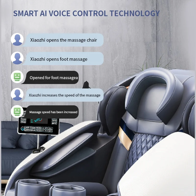 Luxury Full Body Robot AI Intelligent 4D  Gravity Acupressure Massage Chair Electric Recliner Massage Chair