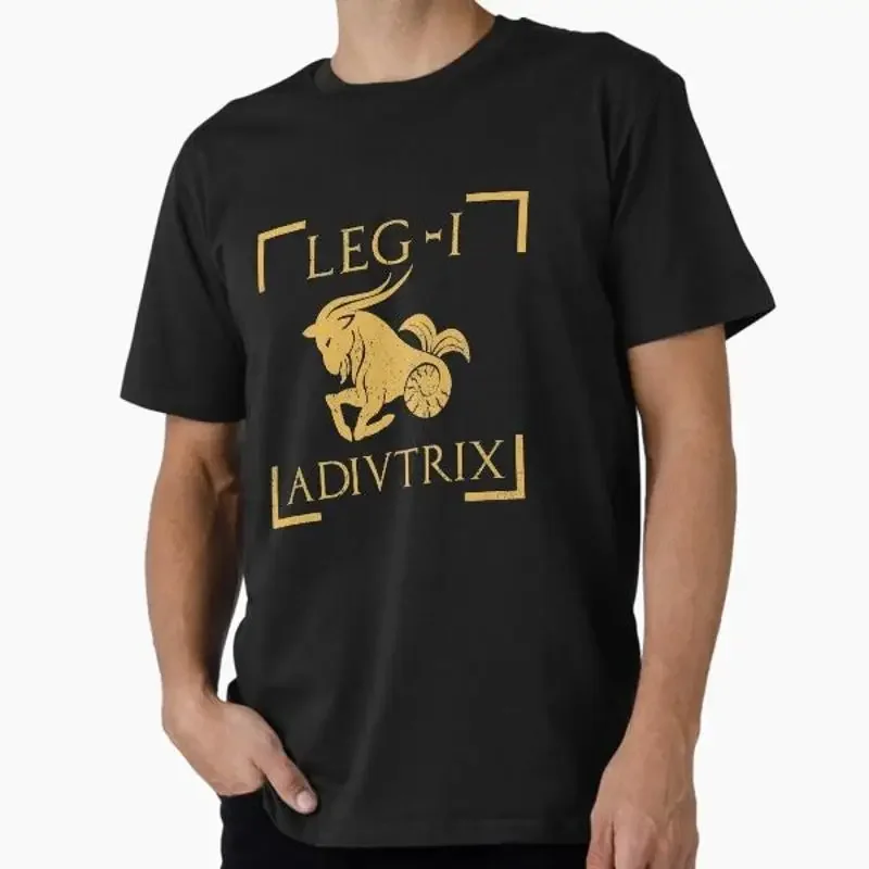 Legio I Adiutrix Capricorn Emblem Roman Legion T Shirt Made USA AUS M 2XL