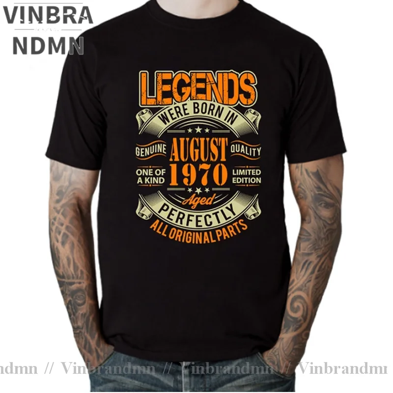 Legends Born in 1970 Aged Perfectly January Febuary March April May June July August September October November December T Shirt