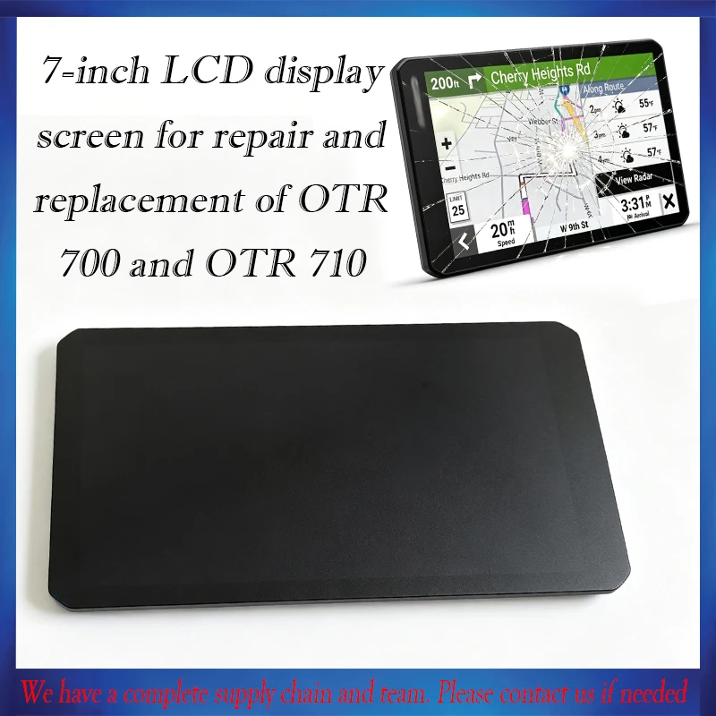 7 "LCD Screen For GARMIN DEZL OTR700 OTR 700 LCD Display Screen With Touchscreen (without frame)