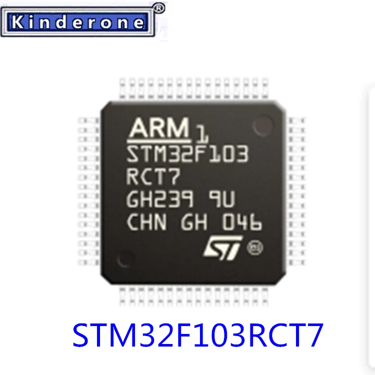 1-100PCS STM32F103 RCT7 STM32F103RCT7 STM 32F103RCT7 STM32 F103RCT7 STM32F 103RCT7 ST E3 ARM QFP-64 MCU IC  100% New