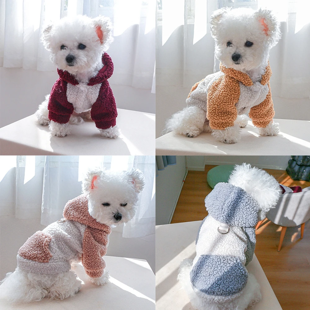 Pet Clothes New Arrivals Warm Fleece Sweatshirts Brushed Sweatshirts Dog Clothes Pet Supplies Pet Accessories Cute Dog Hoodie