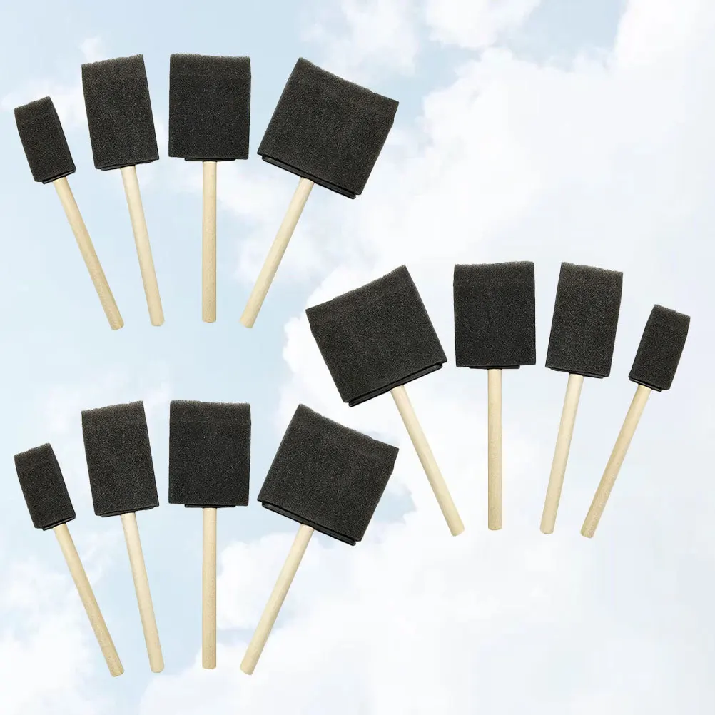 

3Set Early Education Painting Sponge Brush Set Various Sizes Colors for Kindergarten Art Creativity Learning