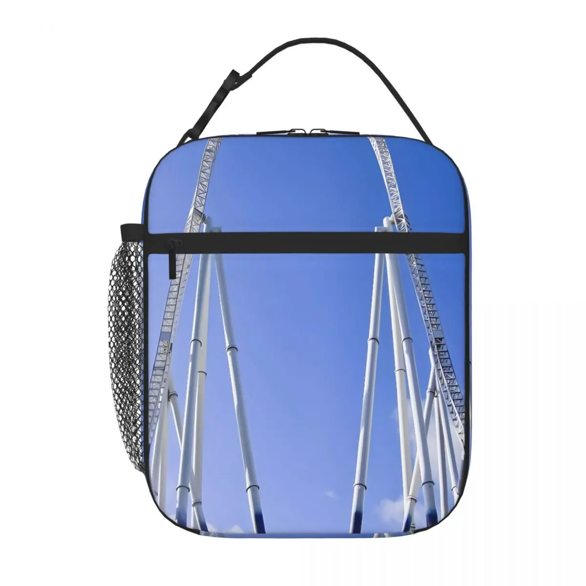 Bestselling Stealth - Thorpe Park Neoprene Texture Compact Lunch Bag Diet Meal Packing Adult Lunch Bag