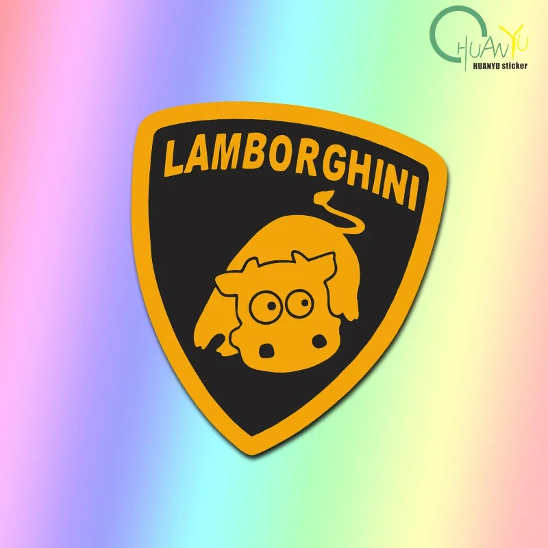 

3D Creative Funny Humor Prank girls and panzer Prank Sticker for LP550 Ferrari Donkey Emblem Badge Car Styling Decal