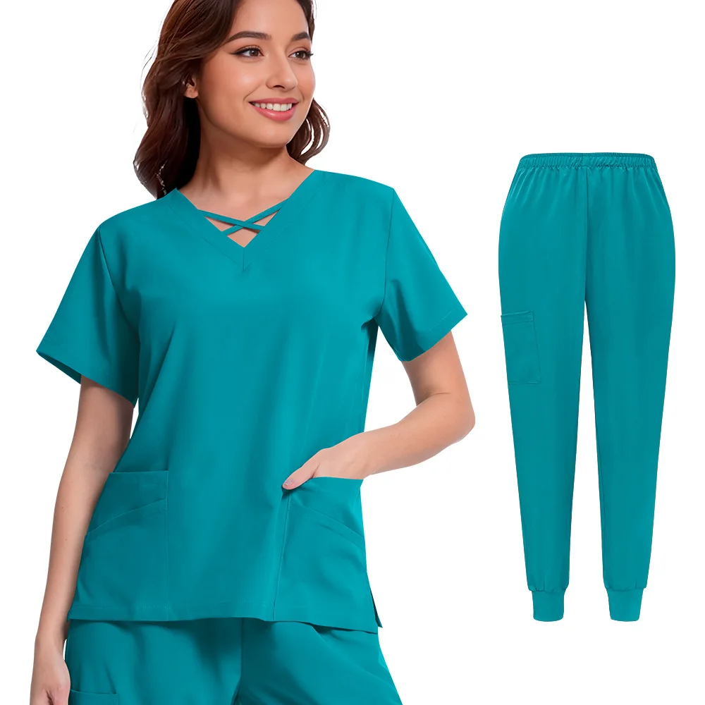 الزي الجراحي امرأة التمريض المقالات الزي السريري النساء الزي الطبي الممرضات الزي الأسنان صالون تجميل سبا عمال