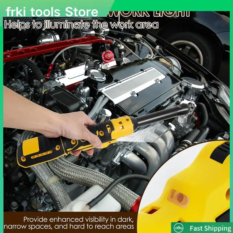 

Extended Ratchet Wrench Electric Ratchet Driver With Variable Speed 3" Extension Bar & 1/4" Adapter, Cordless Ratchet Wrench-A79