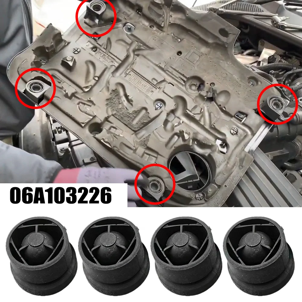 Car Engine Cover Cushion Rubber Pier Shock Buffer Cover 06A103226 For VW Passat Golf MK4 Jetta Polo Skoda Seat Leon Fabia 2