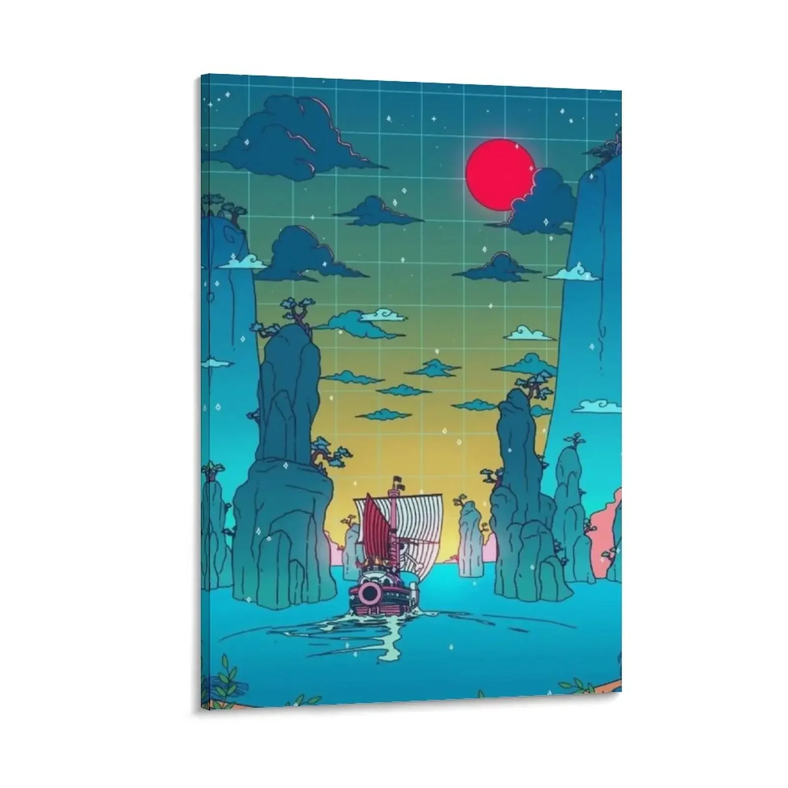 

The Sunny on the SEA Canvas Painting Decorative picture room decorations aesthetic art