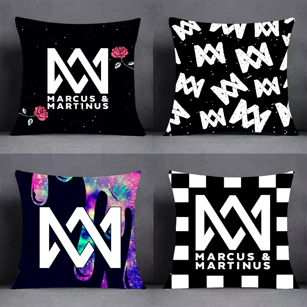 Singer Marcus And Martinus Unforgettable Cushion Cover Square Double-Sided Printing Sofa Cushion Cover Pillowcase Bedroom