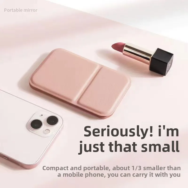 مرآة مكياج صغيرة الحجم من Ins Style، مرآة مكياج محمولة قابلة للطي للطلاب، مرآة صغيرة للنوم #2