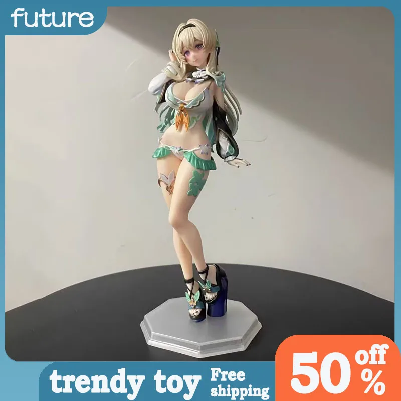 

23cm Genshin Impact Figure Kamisato Ayaka Zhongli Cute Anime Collectible Model Pvc Desktop Decorations Holiday Gifts Kids Toys