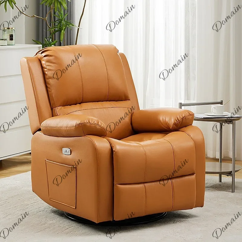 QA Head Space Single Sofa Capsule Living Room Nail Swivel Rocking Lounge Chair Electric Massage Recliner