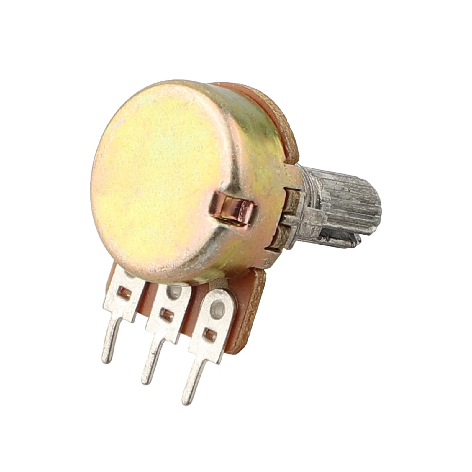 5Pcs WH148 B50K Carbon Film Potentiometer with Angled Housing and 3 Pin Connection for Audio Device Volume Control