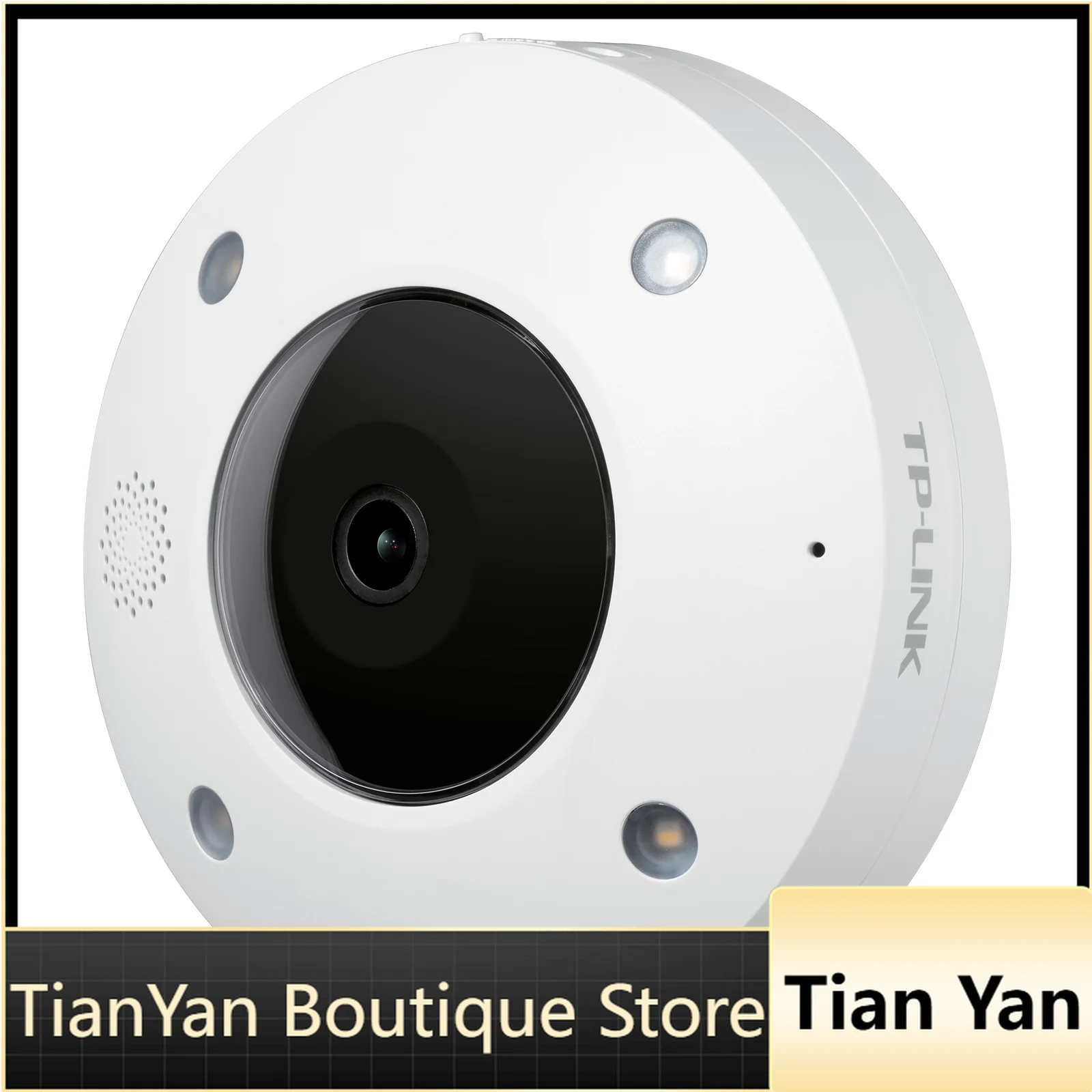 EE1 TP-LINK TL-IPC56CE HD 360 Panoramic Fish Eye Camera 6 Million Fisheye WiFi Remote Control Via Industrial Components