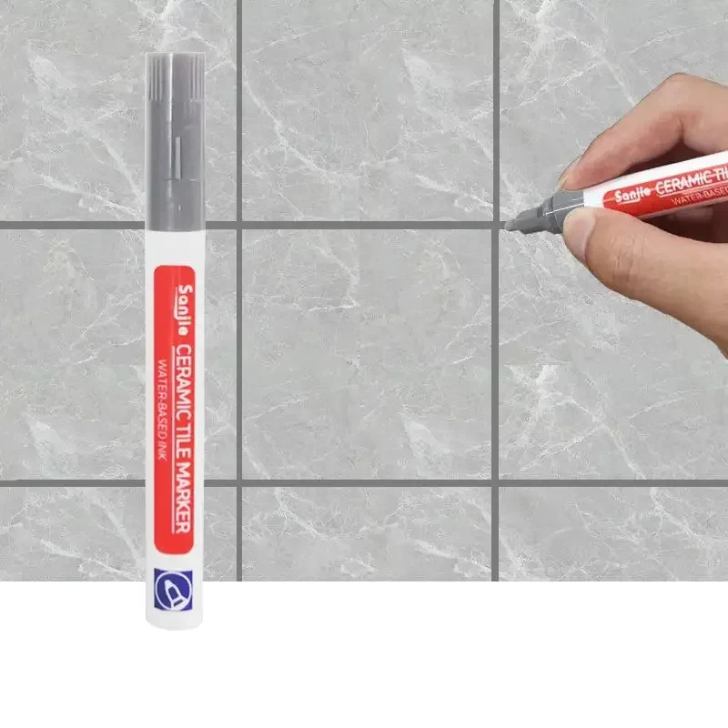 1/3 Stuks Waterdichte Witte Marker Pen Muur Naad Reparatie Tegels Grout Markers Pennen Vloer Badkamer Decontaminatie Kwast Gereedschap