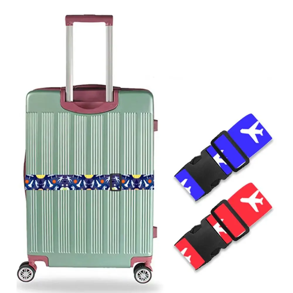 

Polyester Fibre Luggage Buckle Strap Elastic Adjustable Luggage Bundling Belt Anti-theft Anti-lost Suitcase Belts