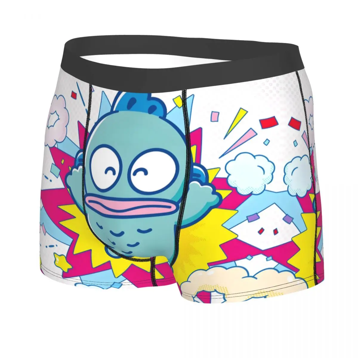 Kawaii Hangyodon Boxer Per Homme 3D Stampato Brutto Pesce Kawaii Cartoon Anime Biancheria Intima Mutandine Slip Mutande Traspiranti